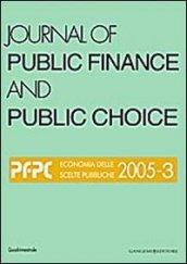 Journal of public finance and public choice. Economia delle scelte pubbliche (2005). Ediz. illustrata: 3