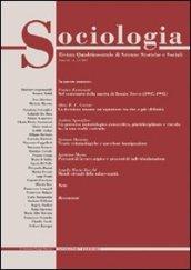 Sociologia. Rivista quadrimestrale di scienze storiche e sociali (2007)