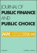 Journal of public finance and public choice (2006) vol. 2-3. Ediz. illustrata