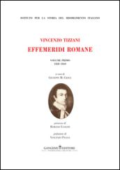 Vincenzo Tizzani. Effemeridi Romane: 1