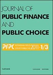 Journal of public finance and public choice (2011) vol. 1-3