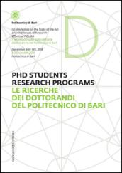 Le ricerche dei dottorandi del Politecnico di Bari. Ediz. italiana e inglese