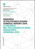 La ricerca nel Politecnico di Bari: resoconto generale 2015. Ediz. italiana e inglese
