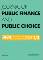 Journal of public finance and public choice (2013) vol. 1-3