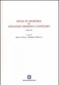 Studi in memoria di Vincenzo Ernesto Cantelmo. Vol. 1-2