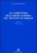 Le competenze dell'unione europea nel trattato di Lisbona
