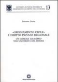 «Ordinamento civile» e diritto privato regionale