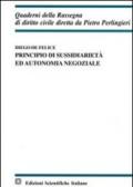 Principio di sussidarietà ed autonomia negoziale