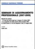 Seminari di aggiornamento professionale (2007-2009)