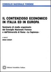 Il contenzioso economico in Italia ed in Europa