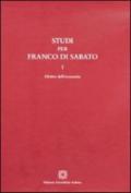 Studi per Franco Di Sabato. Diritto dell'economia-Impresa e procedure concorsuali-Società