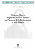 Giuseppe Manno magistrato, storico, letterato tra Piemonte della Restaurazione e Italia liberale