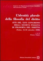 L'identità plurale della filosofia del diritto