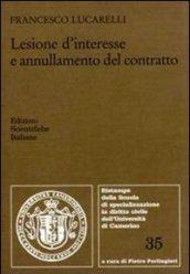 Lesione d'interesse e annullamento del contratto