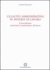 L'illecito amministrativo in materia di lavoro