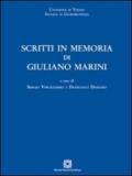 Scritti in memoria di Giuliano Marini