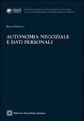 Autonomia negoziale e dati personali