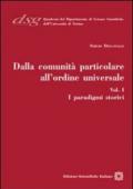 Dalla comunità particolare all'ordine universale. I paradigmi storici