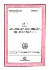 Atti della Accademia Peloritana dei Pericolanti 2011