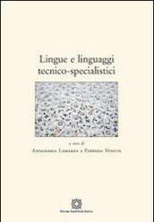 Lingue e linguaggi tecnico-specialistici