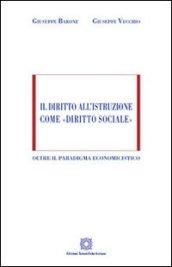 Il diritto all'istruzione come «diritto sociale»
