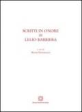 Scritti in onore di Lelio Barbiera