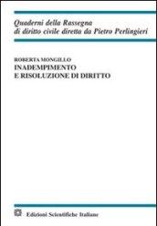 Inadempimento e risoluzione di diritto