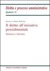 Il diritto all'iniziativa procedimentale