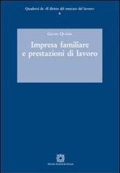 Impresa familiare e prestazioni di lavoro