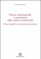 Norme internazionali e comunitarie sulle società commerciali