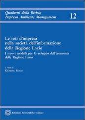 Le reti d'impresa nella società dell'informazione della Regione Lazio