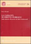 La capacità di diritto pubblico