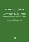 Scritti in onore di Antonio Tarantino