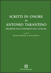 Scritti in onore di Antonio Tarantino