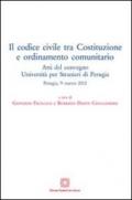Il codice civile tra Costituzione e ordinamento comunitario
