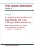 La semplificazione amministrativa come principio dell'essere e dell'agire dell'amministrazione: 16