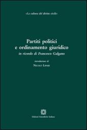 Partiti politici e ordinamento giuridico