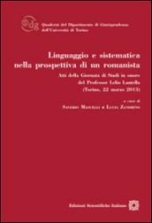 Linguaggio e sistematica nella prospettiva di un romanista