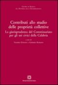 Contributi allo studio delle proprietà collettive