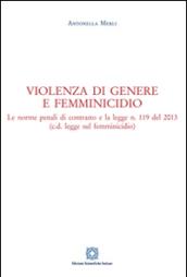 Violenza di genere e femminicidio
