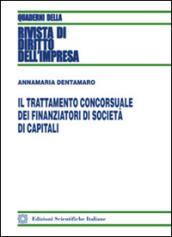 Il trattamento concorsuale dei finanziatori di società di capitali