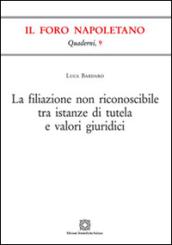 La filiazione non riconoscibile tra istanze di tutela e valori giuridici