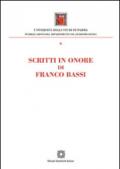 Scritti in onore di Franco Bassi