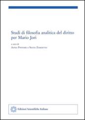 Studi di filosofia analitica del diritto per Mario Jori