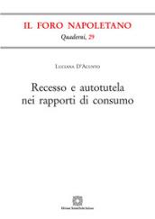 Recesso e autotutela nei rapporti di consumo