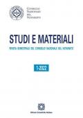 Studi e materiali (2022). Vol. 1