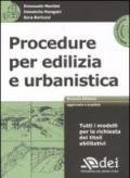 Procedure per edilizia e urbanistica. Con CD-ROM