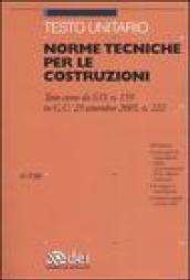 Testo unitario. Norme tecniche per le costruzioni