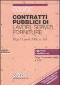 Codice contratti pubblici di lavori, servizi, forniture