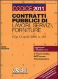 Contratti pubblici di lavori, servizi, forniture